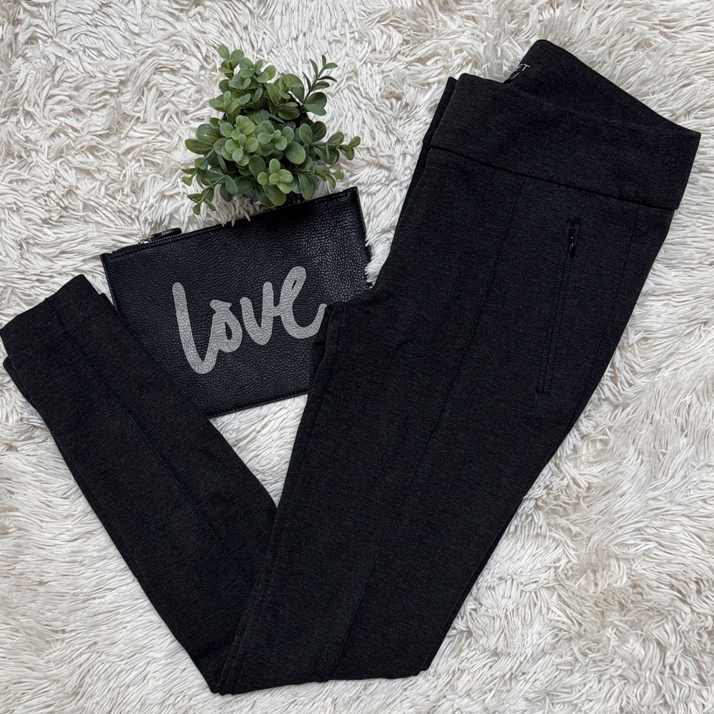 Loft Slim Ponte Pants 💗 Charcoal